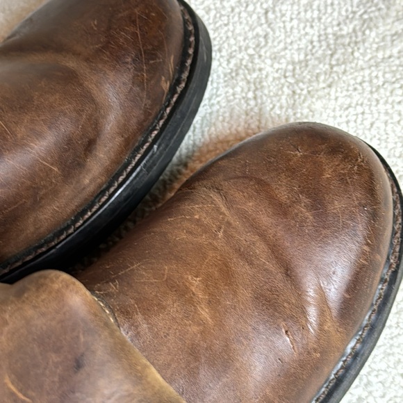 Durango-Mens Western Brown Engineer Boots-10 D - Picture 9 of 9